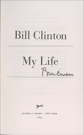 Lot #22 Bill Clinton Book