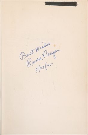 Lot #115 Ronald Reagan Book - Image 1