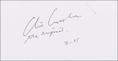 Lot #489 Clive Cussler Manuscript Pages - Image 3