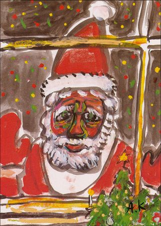 Lot #979 Akira Kurosawa Christmas Card - Image 2