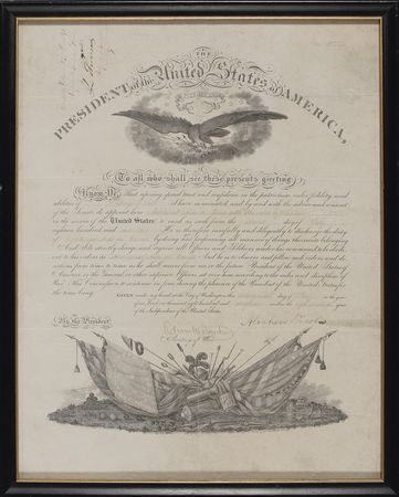 Lot #91 Abraham Lincoln: Lincoln appoints a Union officer later captured by Confederate General John Hunt Morgan - Image 1