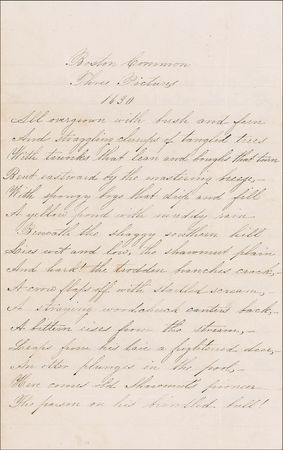 Lot #509 Oliver Wendell Holmes, Sr - Image 1