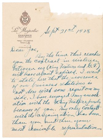 Lot #1290 Gene Tunney - Image 1