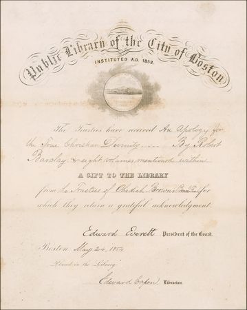Lot #212 Edward Everett Signed Documents - Image 2