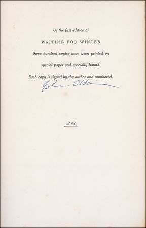 Lot #537 John O’Hara Books - Image 1