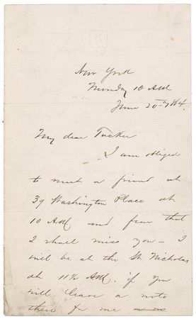 Lot #372 T. E. G. Ransom: “I leave tomorrow morning for Genl. Grant’s Hq —One of Grant’s favorite officers prepares to meet - Image 1