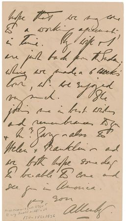 Lot #323 Edmund Allenby Handwritten Letter Signed - Image 2