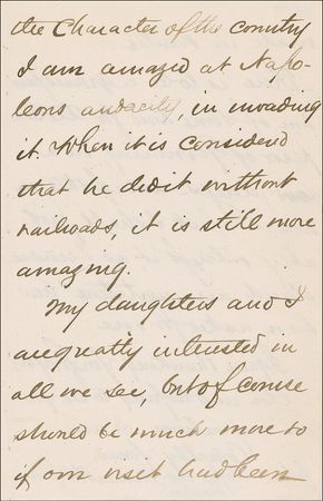 Lot #387 James H. Wilson: Jefferson Davis’ captor marvels at the wonders of St. Petersburg and the audacity of Napoleon - Image 3