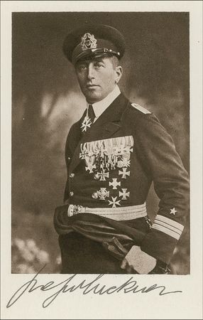 Lot #353 Felix von Luckner Signed Photographs - Image 1
