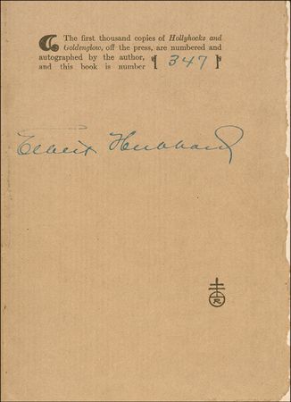 Lot #508 Elbert Hubbard - Image 1