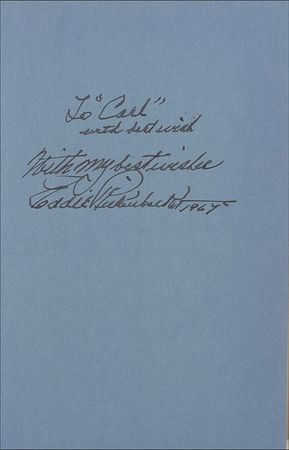 Lot #375 Eddie Rickenbacker Book - Image 1