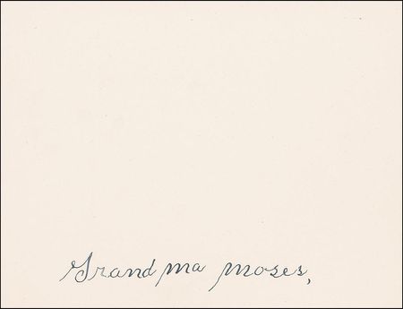 Lot #533 Grandma Moses Greeting Card - Image 1