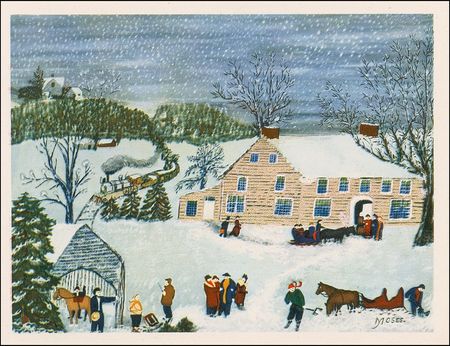Lot #533 Grandma Moses Greeting Card - Image 2