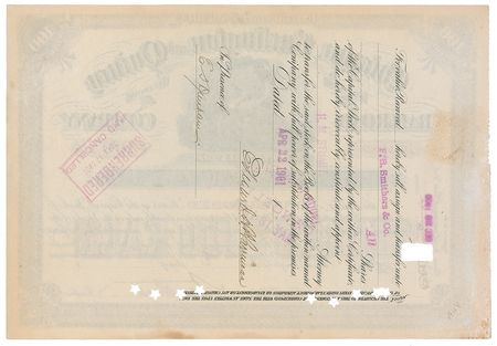Lot #229 Edward Harriman Signed Document - Image 2
