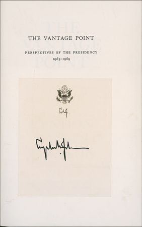 Lot #78 Lyndon B. Johnson Book - Image 1