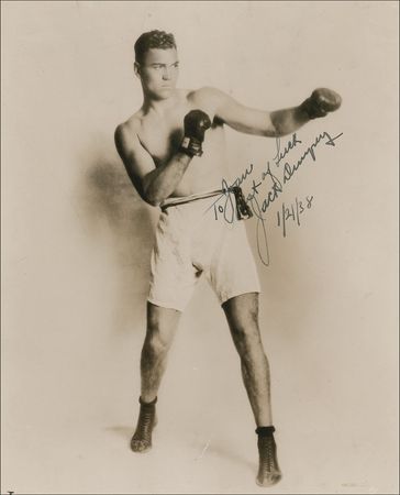 Lot #1143 Jack Dempsey Signed Photographs - Image 1
