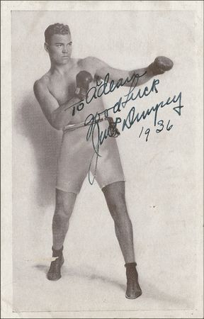 Lot #1143 Jack Dempsey Signed Photographs - Image 2