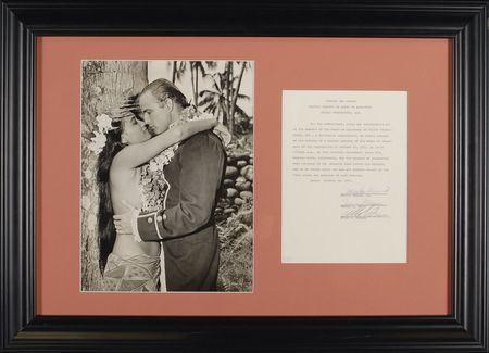 Lot #887 Marlon Brando: Rare Brando Colony Productions business document - Image 1