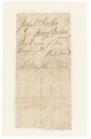 Lot #162 George Washington: Robert Spring: The handiwork of a noted forger - Image 2