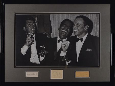 Lot #1038 Rat Pack Signatures - Image 1