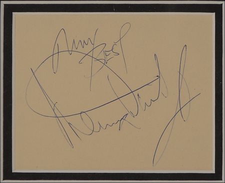 Lot #1038 Rat Pack Signatures - Image 2