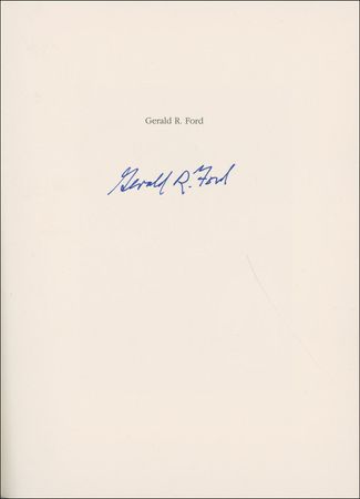 Lot #51 Gerald Ford Book - Image 1