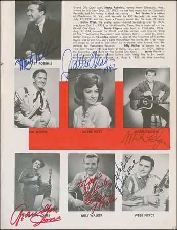 Lot #705 Country Western Stars Country Western Scrapbook - Image 5