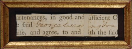 Lot #161 George Washington Signature - Image 1