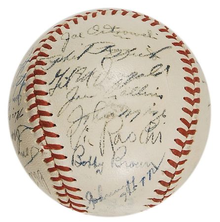 Lot #1241 NY Yankees: 1951 World Champs including Mantle, Martin, McDougald and MVP Berra - Image 5