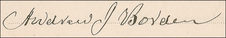 Lot #176 Andrew Borden: Lizzie Borden?s tight-fisted father?and hatchet victim?receives city permission for drainage in his office building while leaving his family out in the cold - Image 2
