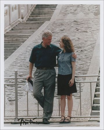 Lot #26 Bill Clinton Signed Photograph