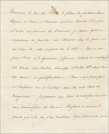 Lot #435 Napoleon: Napoleon lets troops take “all the payment they need”—an invitation to rape, murder, and pillage! - Image 1