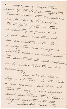 Lot #22 Grover Cleveland: Cleveland endorses the first step of the waterway that decades later would become the St. Lawrence Seaway - Image 4