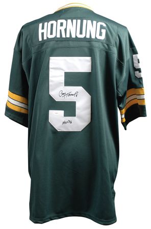 Lot #1300 Paul Hornung Jersey and Photograph - Image 1