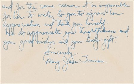 Lot #389 Mary Jane Truman - Image 2