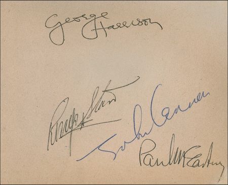 Lot #720 Beatles: Obtained in 1964?on the day they invaded America - Image 1
