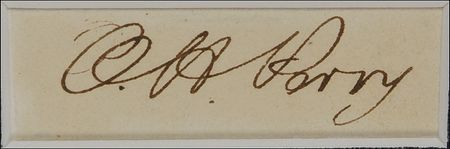Lot #438 Oliver Hazzard Perry Signature - Image 2