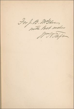 Lot #201 William H. Taft Book - Image 1