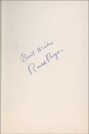 Lot #169 Ronald Reagan Book - Image 1