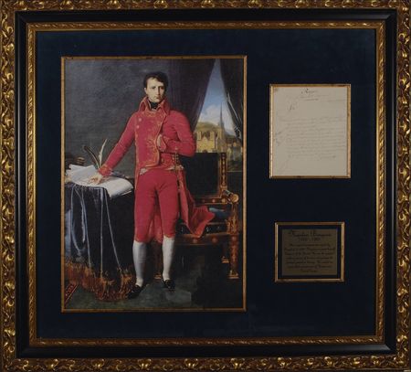 Lot #436 Napoleon: Napoleon, as France’s self-proclaimed emperor, grants a seldom-seen handwritten approval - Image 1