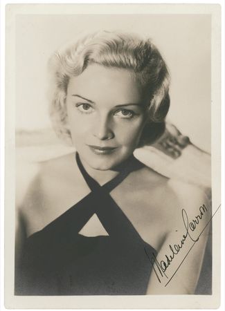 Lot #969 Madeleine Carroll Signed Photographs - Image 1