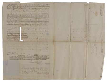 Lot #607 Clement C. Moore: First reindeer then railroads as Moore agrees to a land sale to the Hudson River Railroad Company - Image 2
