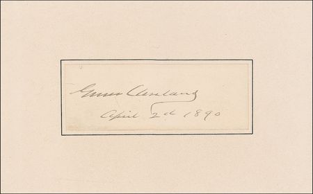 Lot #29 Grover and Frances Cleveland - Image 1