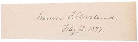 Lot #29 Grover and Frances Cleveland - Image 2