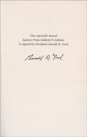 Lot #66 Gerald Ford Book - Image 1