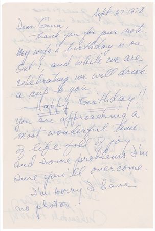 Lot #1143 Nehemiah Persoff - Image 1