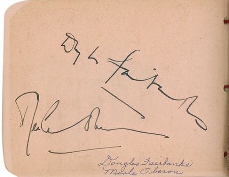 Lot #934 Autograph Album: Amazing array of 1930s Hollywood talent including Spencer Tracy, Chico Marx, and Lucille Ball - Image 4