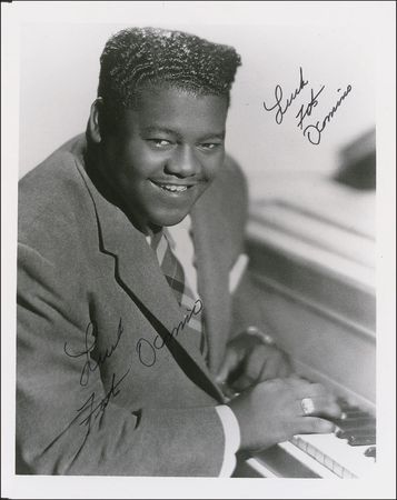 Lot #780 Fats Domino Signed Photographs - Image 1