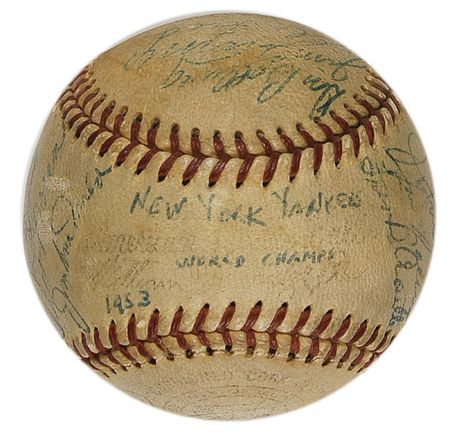 Lot #1350 NY Yankees Baseball - Image 2