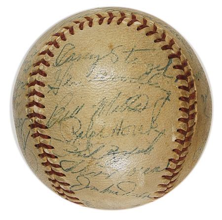 Lot #1350 NY Yankees Baseball - Image 4